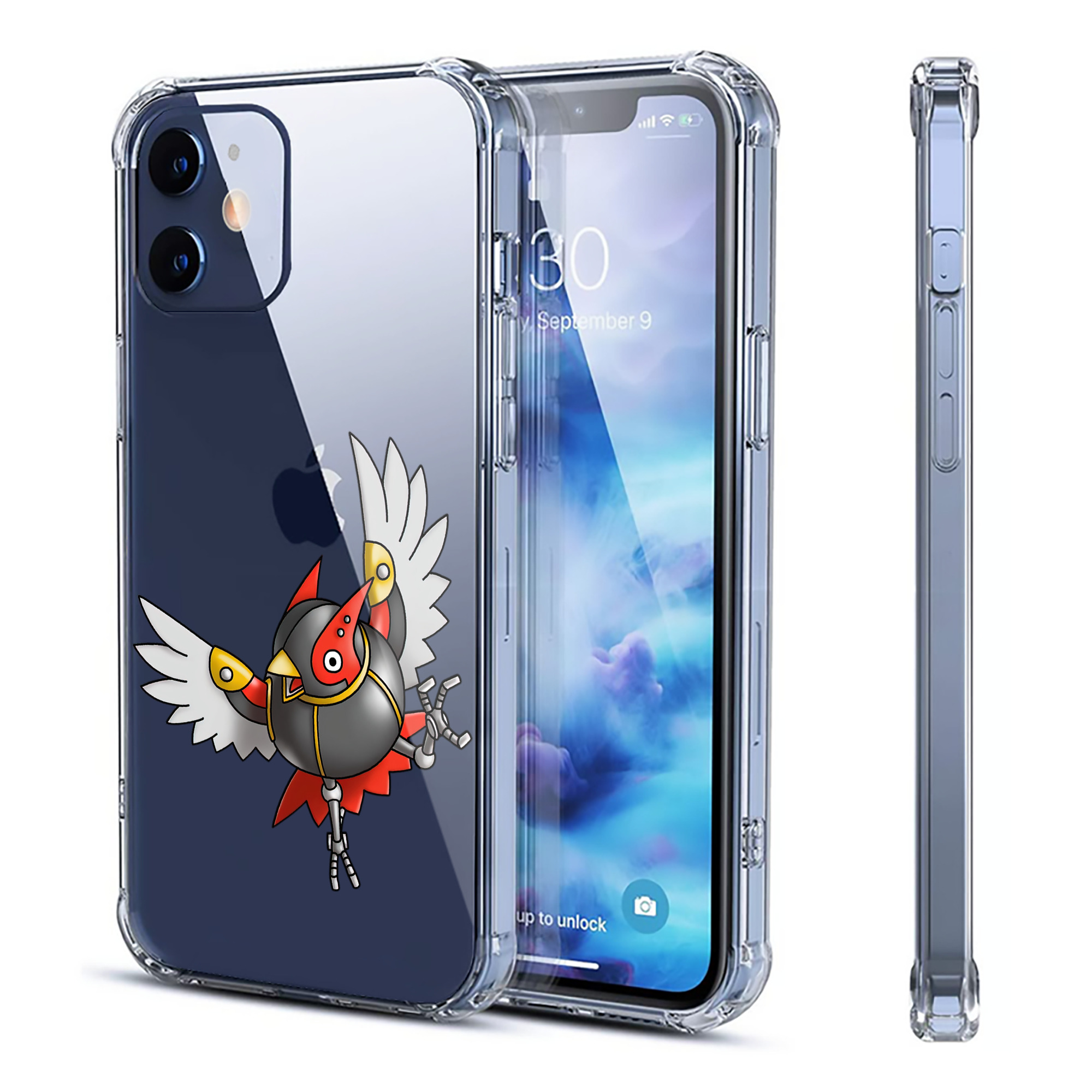 （画像用） ドラゴンクエスト Doragon Kuesuto Dragon Quest 【iPhone 12シリーズ対応】透明スマホケース（クリアソフトケース）